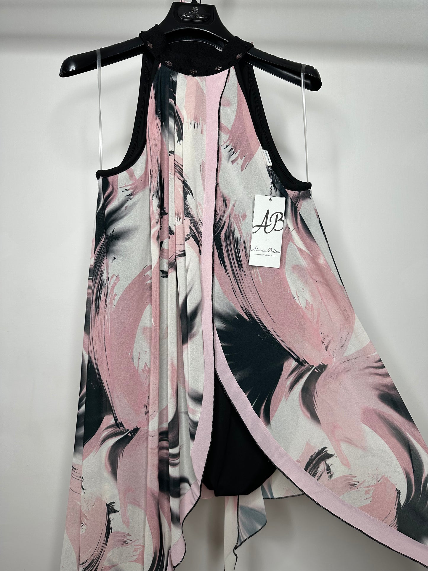 Tuta con Stola, Alessia Bellini - Verde/Rosa /Blu