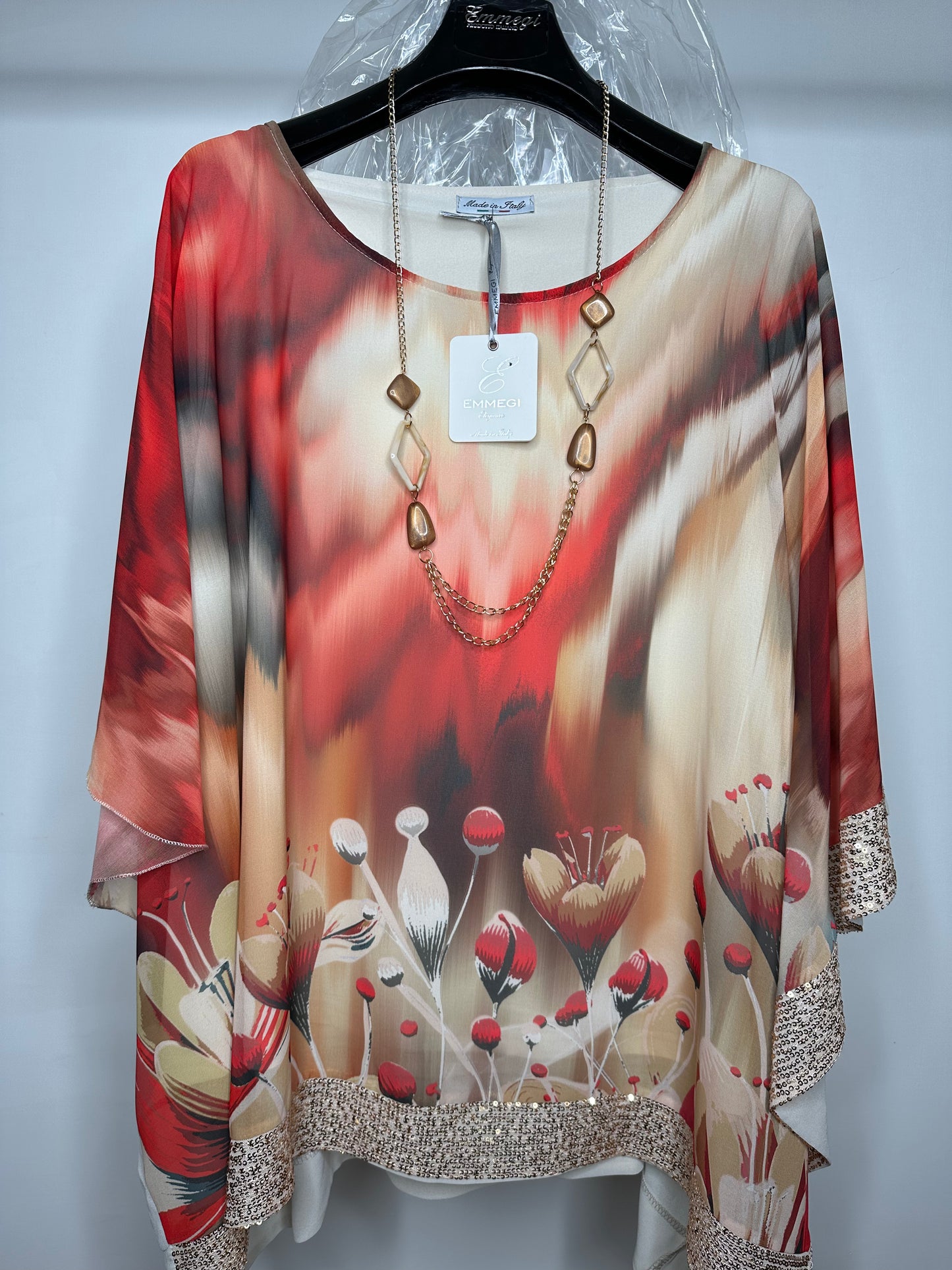 Casacca Calibrata, Emmegi - Rosso/Tiffany