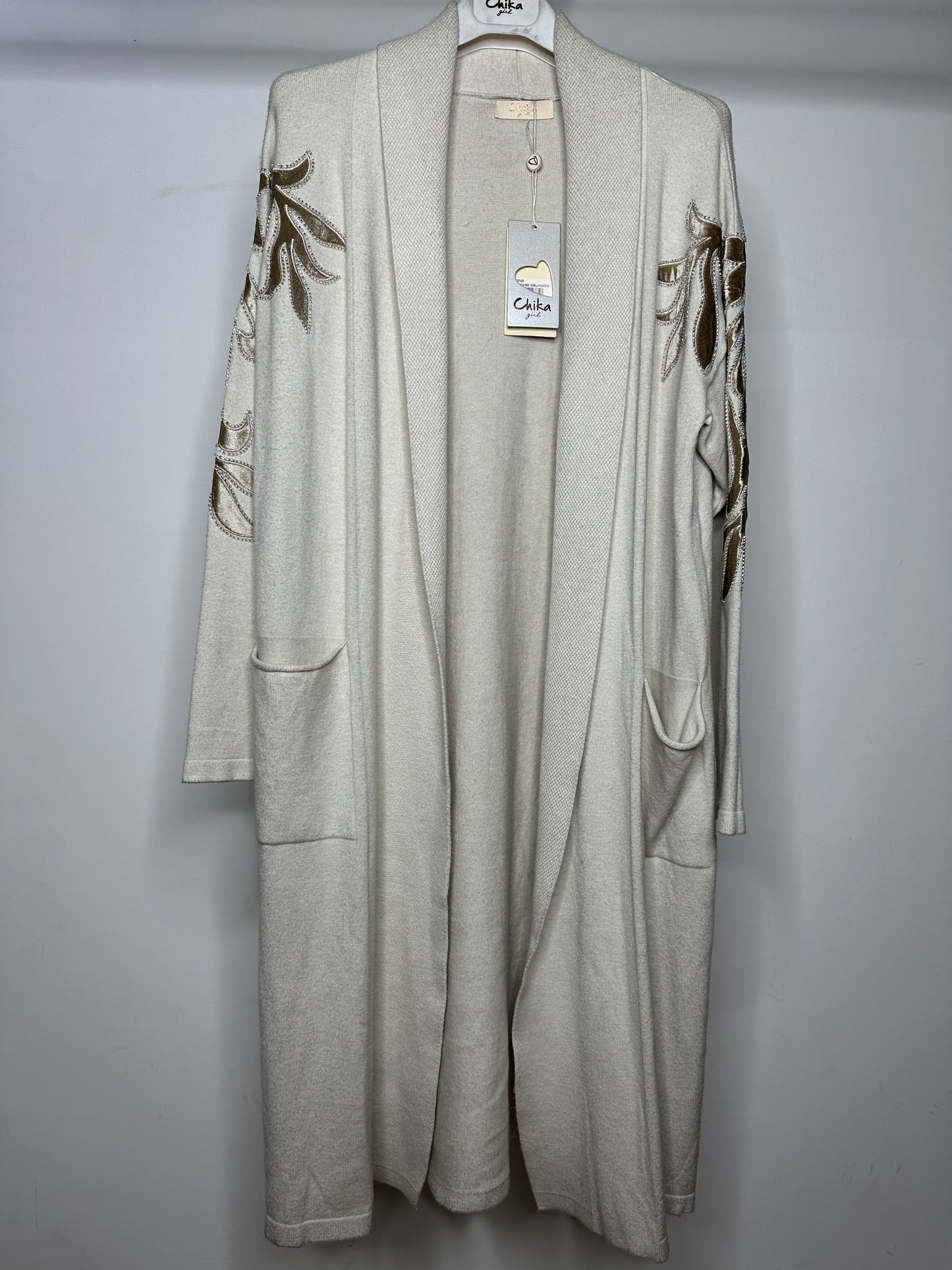 Cardigan Lungo, Chika - Panna