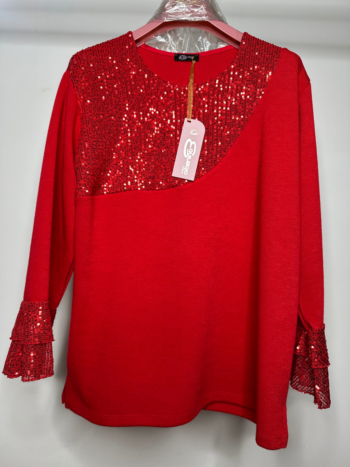 Maglia Calibrata, Equilibrio - Rosso