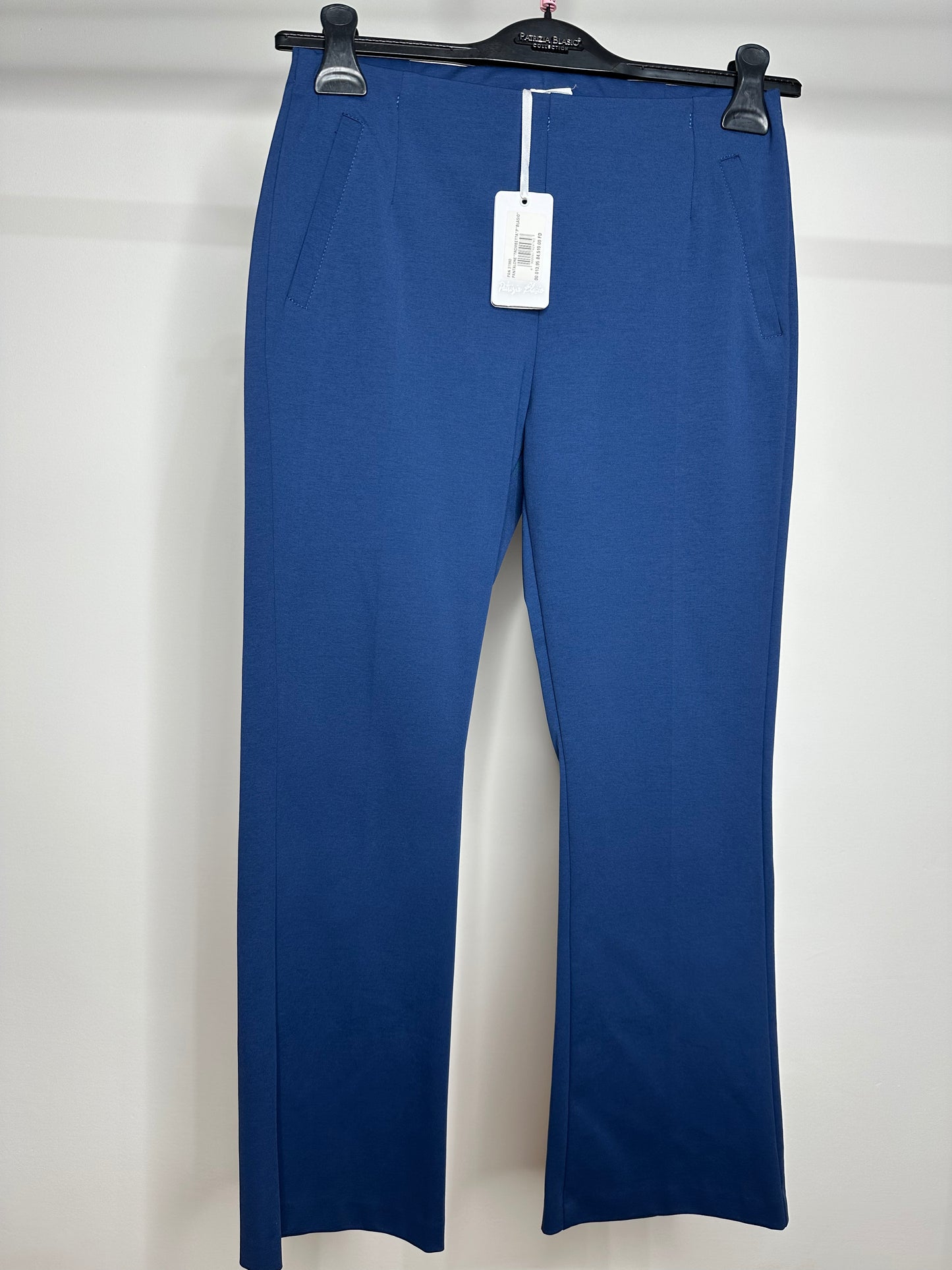 Pantaloni di Cotone, Patrizia Blasio - Blu/Beige