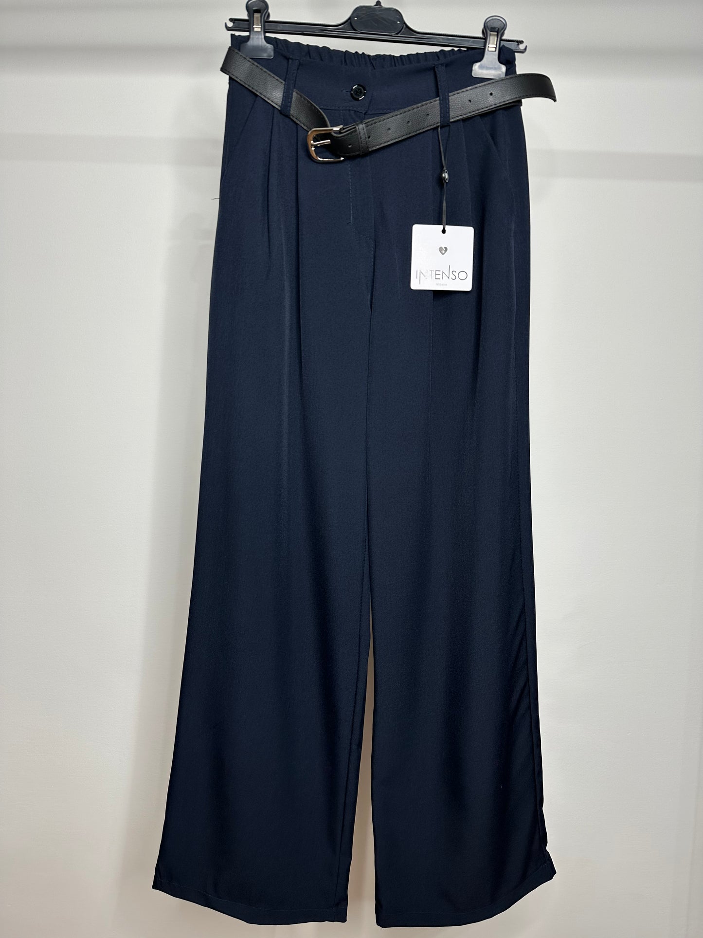 Pantaloni con Cintura, Intenso - Azzurro/Blu