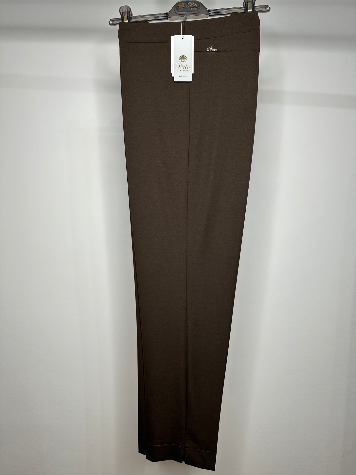 Pantaloni con Placchetta, Perla - Blu Navy/Nero/Blu/Fango