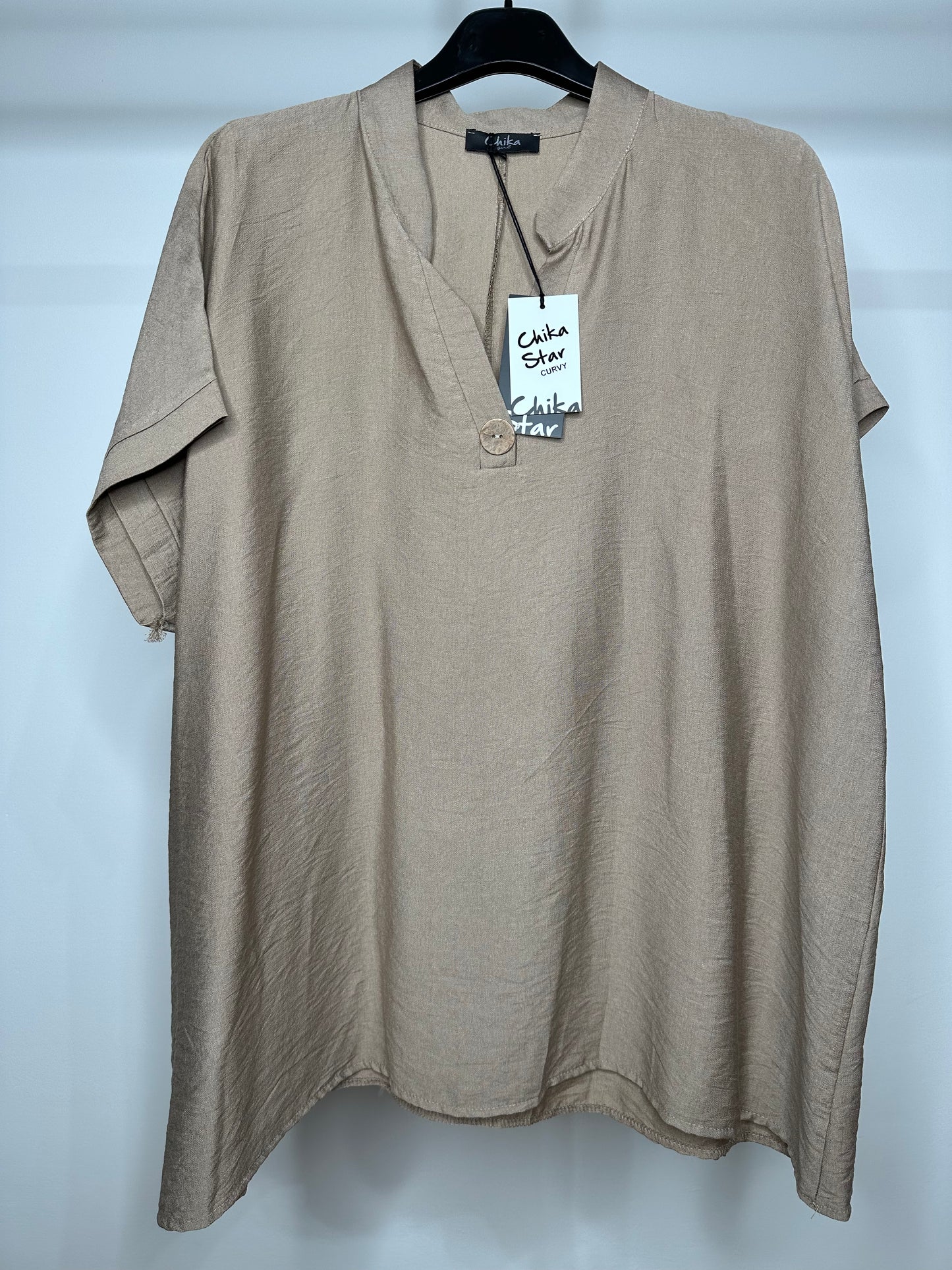 Casacca con Bottone - Marrone/Blu/Beige