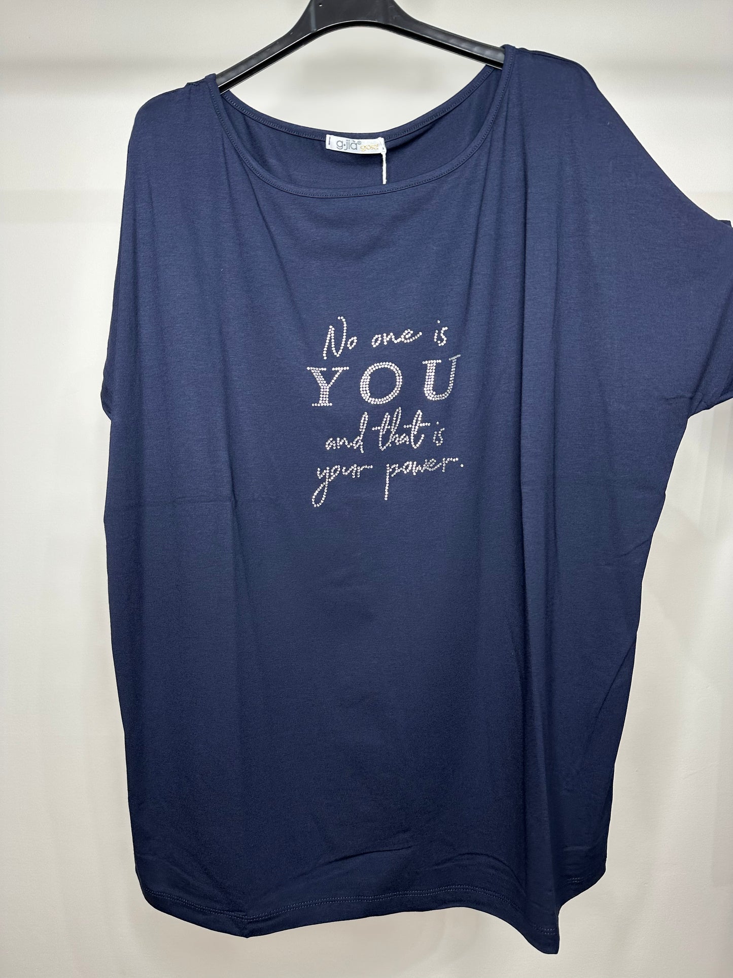 Maglia Over - Nero/Blu