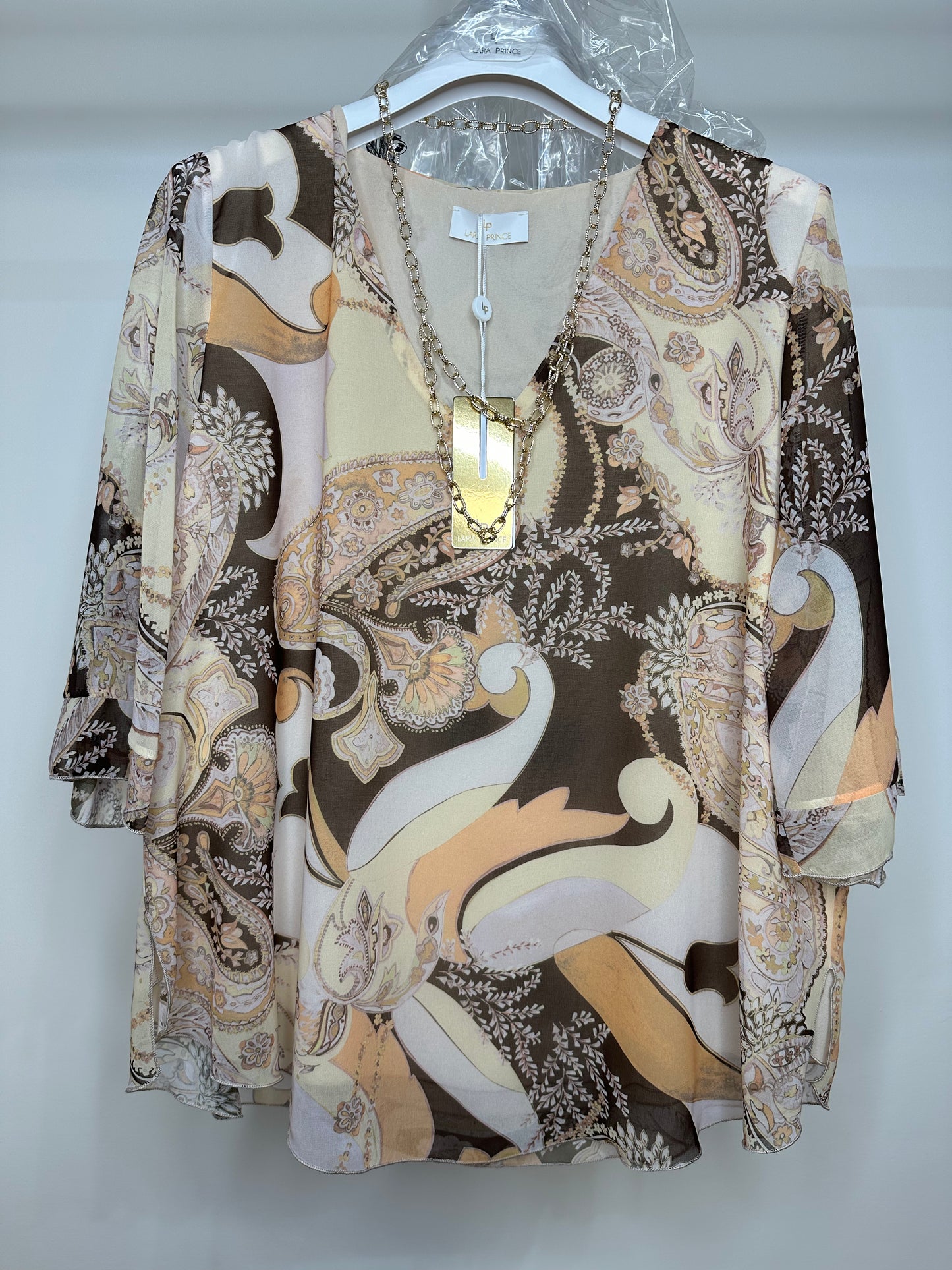 Casacca Calibrata con Collana - Beige