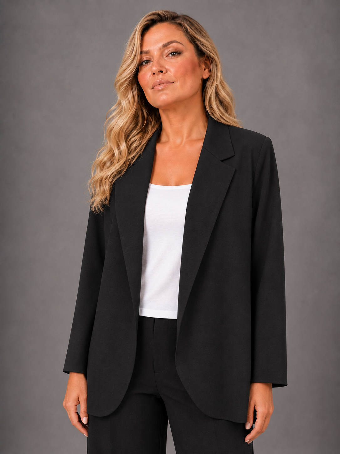 Blazer- Nero/Marrone
