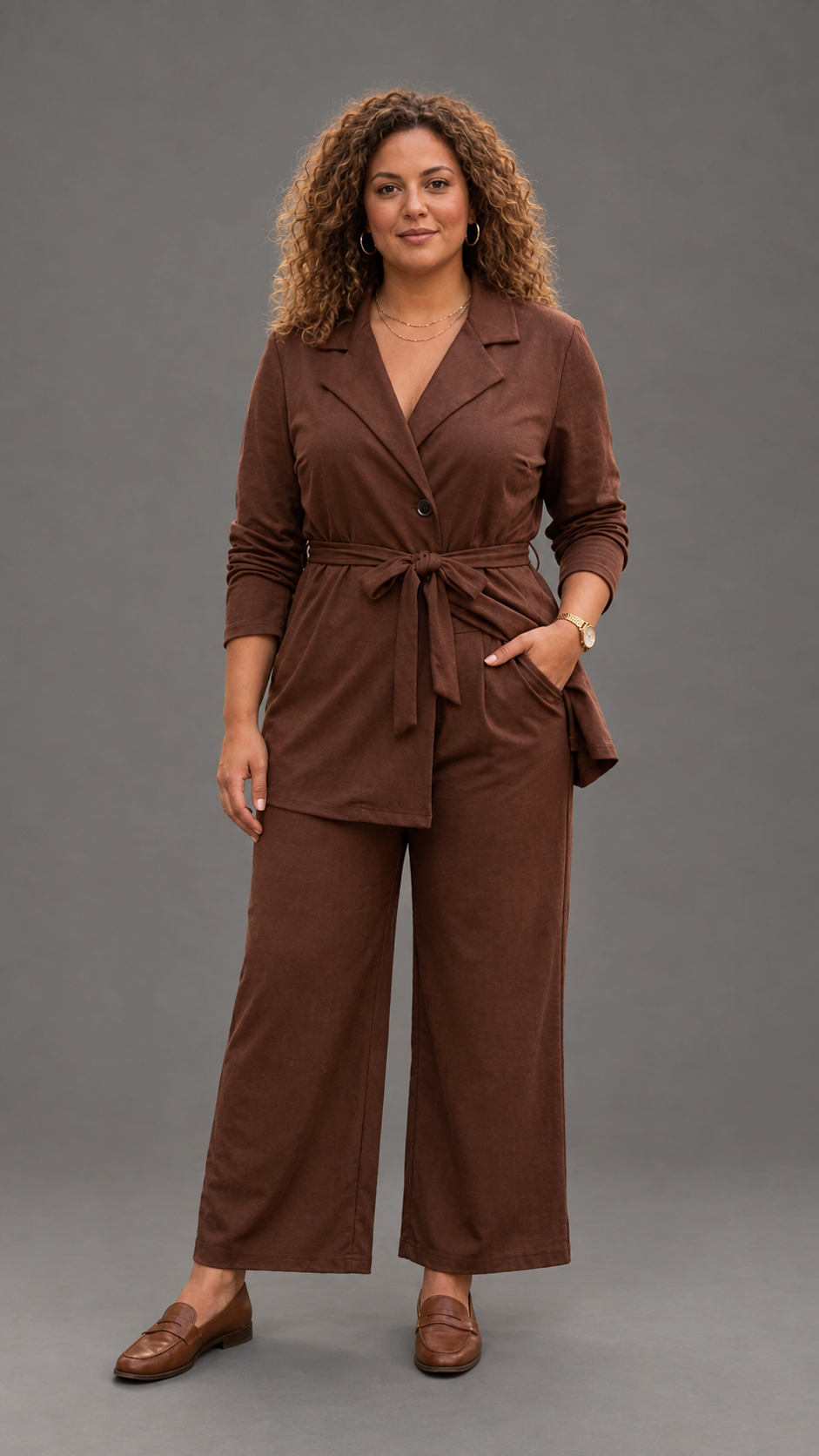 Tailleur - Marrone/Nero/Bordeaux