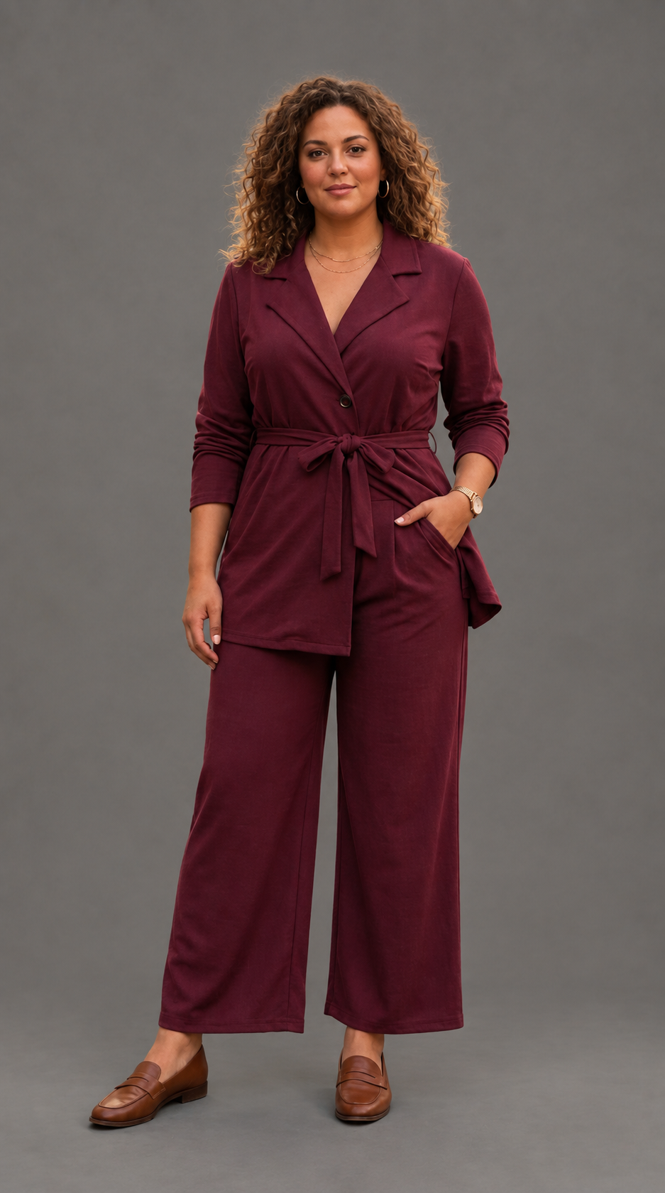 Tailleur - Marrone/Nero/Bordeaux