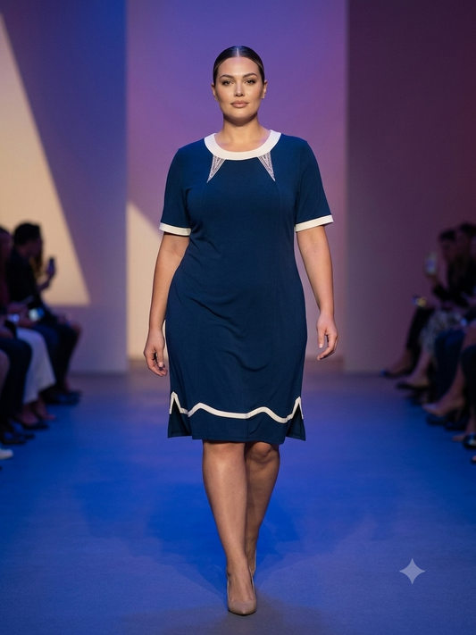 Vestito Calibrato - Blu
