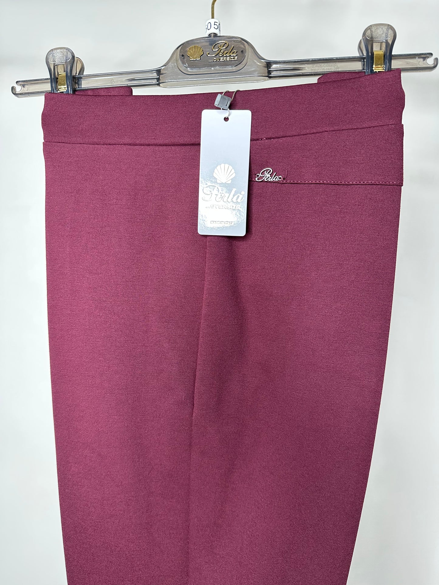 Pantaloni Punto Milano, Perla - Nero/Bordeaux/Marrone/Blu/Verde