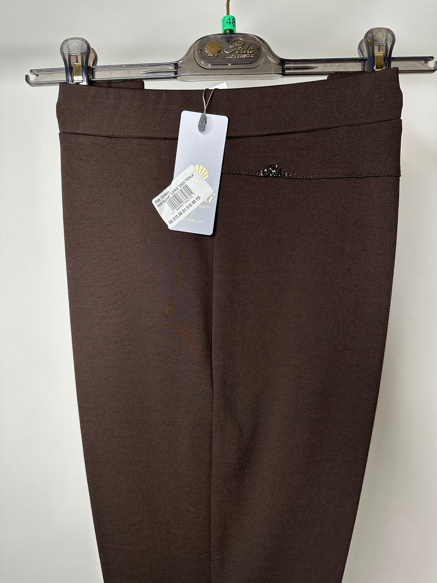 Pantaloni Punto Milano, Perla - Nero/Bordeaux/Marrone/Blu/Verde