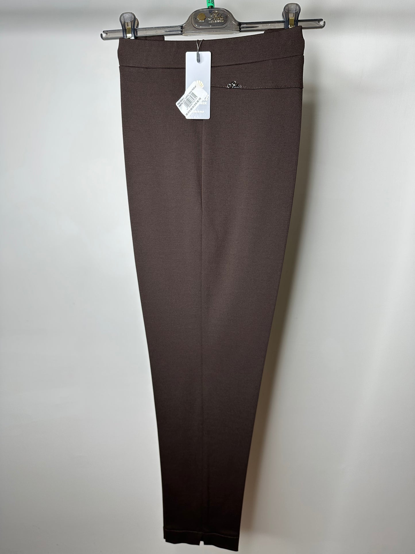 Pantaloni Punto Milano, Perla - Nero/Bordeaux/Marrone/Blu/Verde