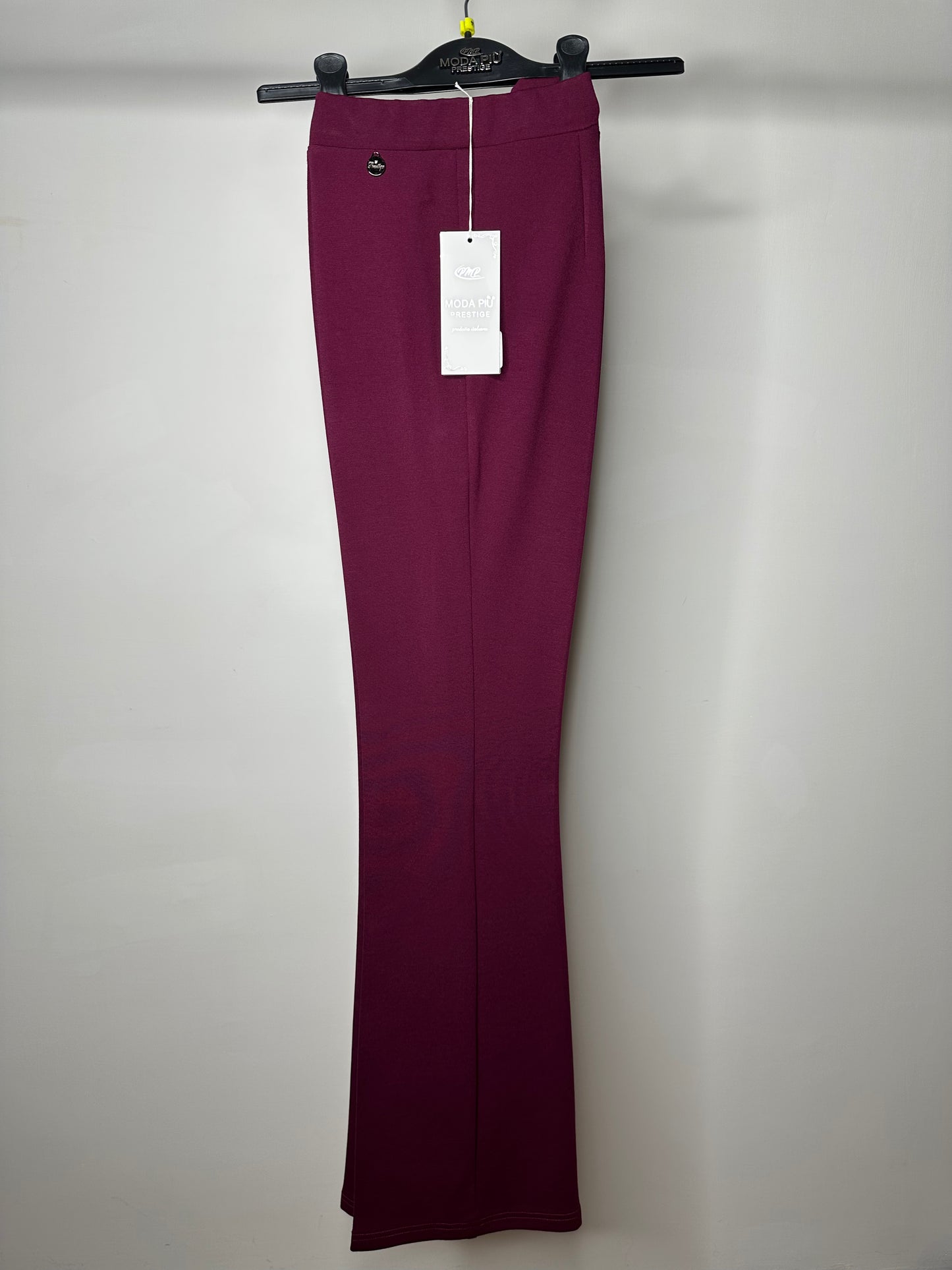 Pantaloni a Zampa, Punto Milano, Moda Più - Bordeaux/Nero