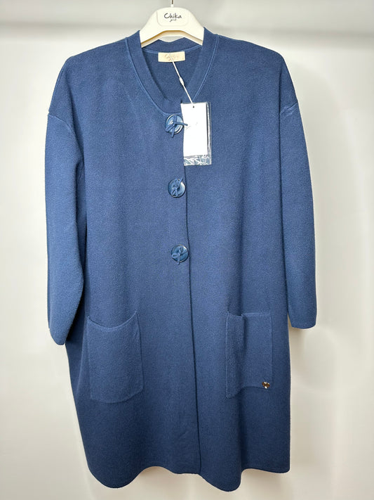 Cappotto 3 Bottoni, Chika - Blu/Verde/Grigio/Nero