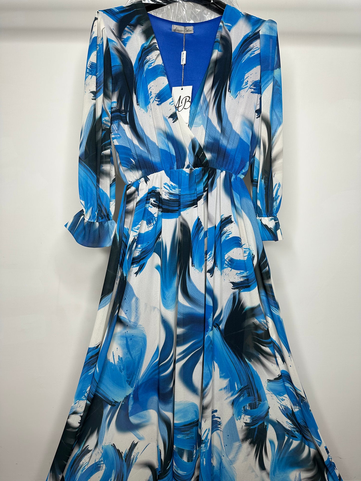 Vestito Lungo, Alessia Bellini - Verde/Blu/Rosa