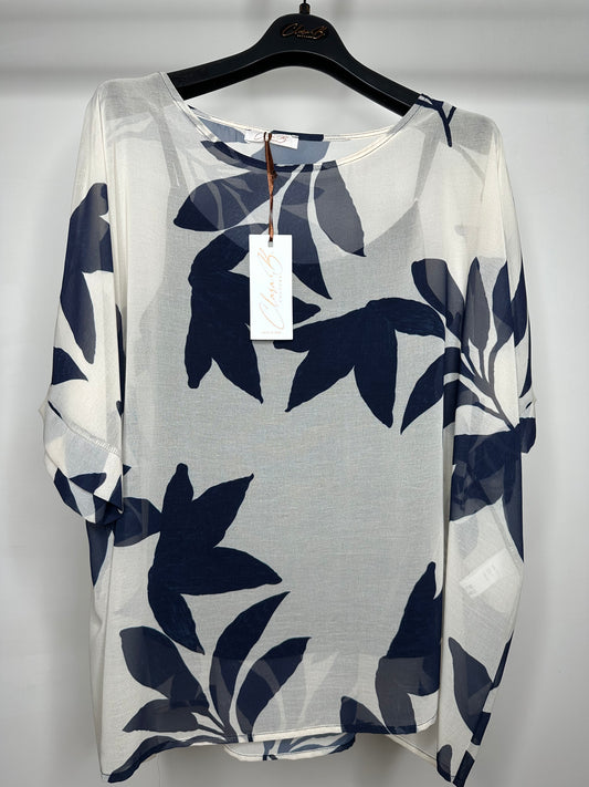 Casacca con Top sotto, Clara Baroni - Blu