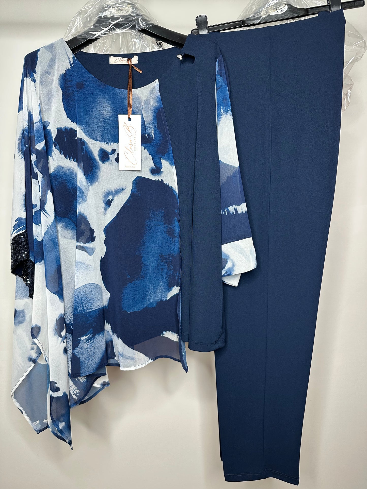 Completo Clara Baroni - Rosso/Blu