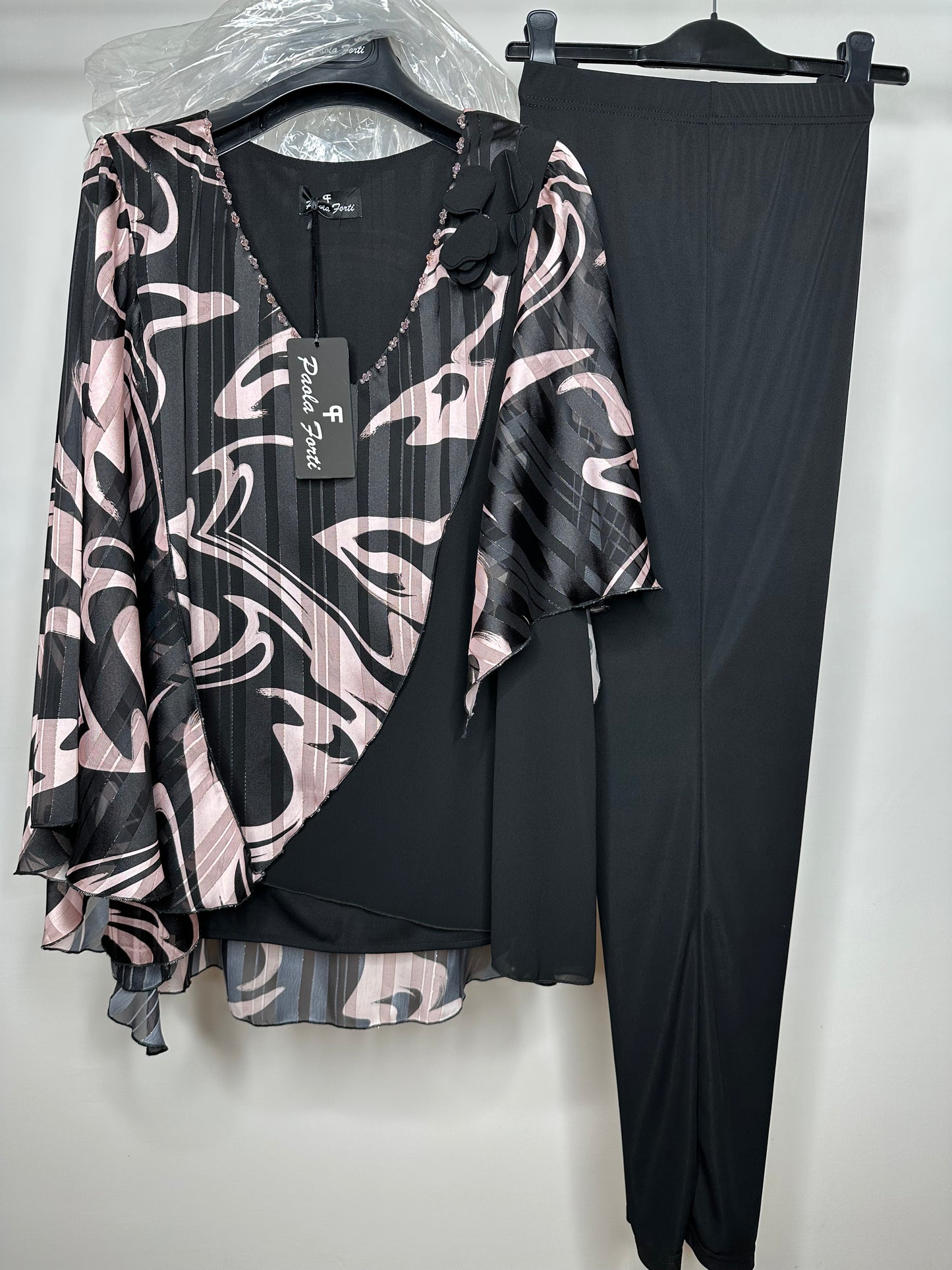 Completo Paola Forti - Tiffany/Nero