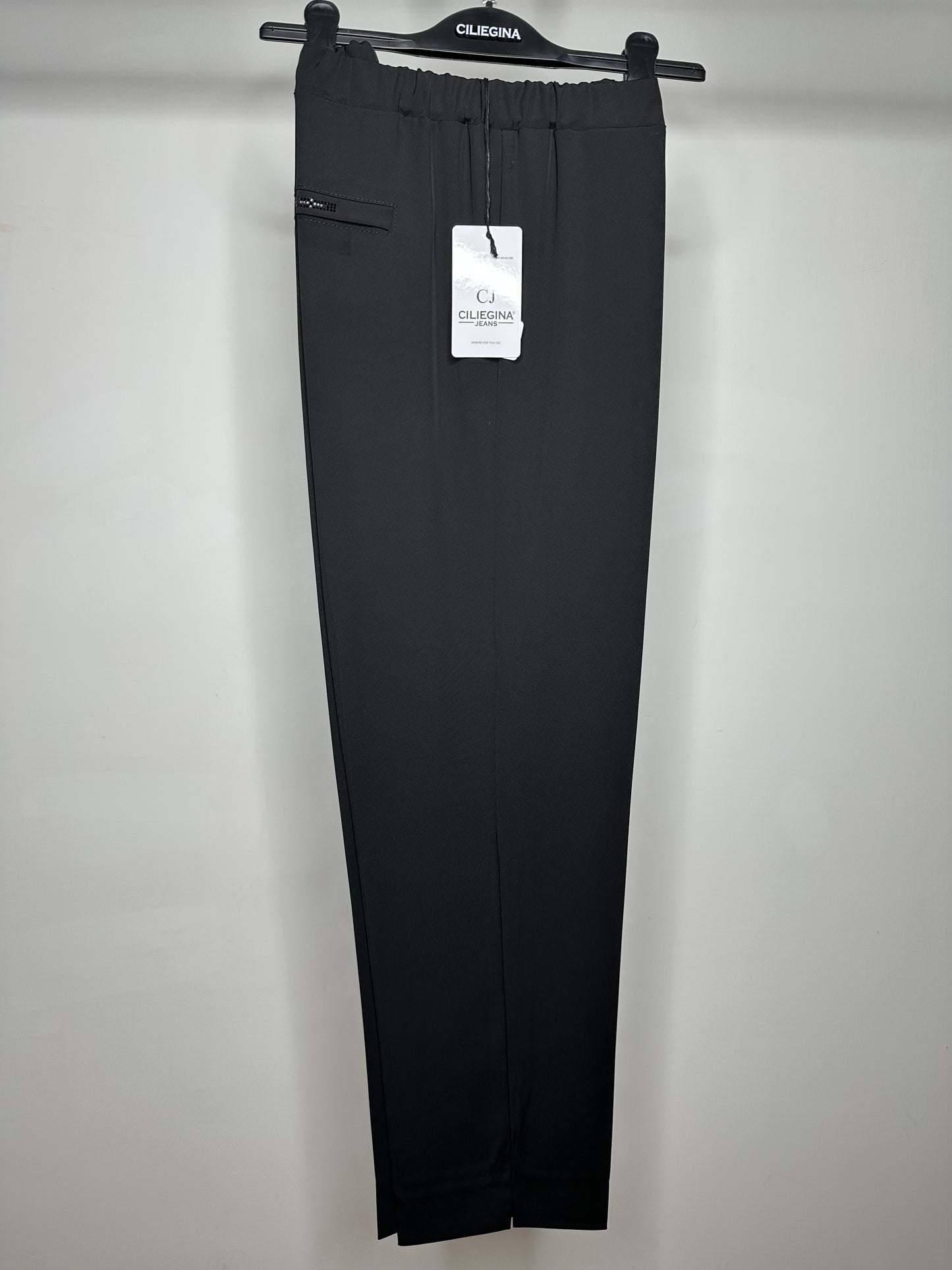Pantaloni di Catì, Ciliegina - Nero/Blu