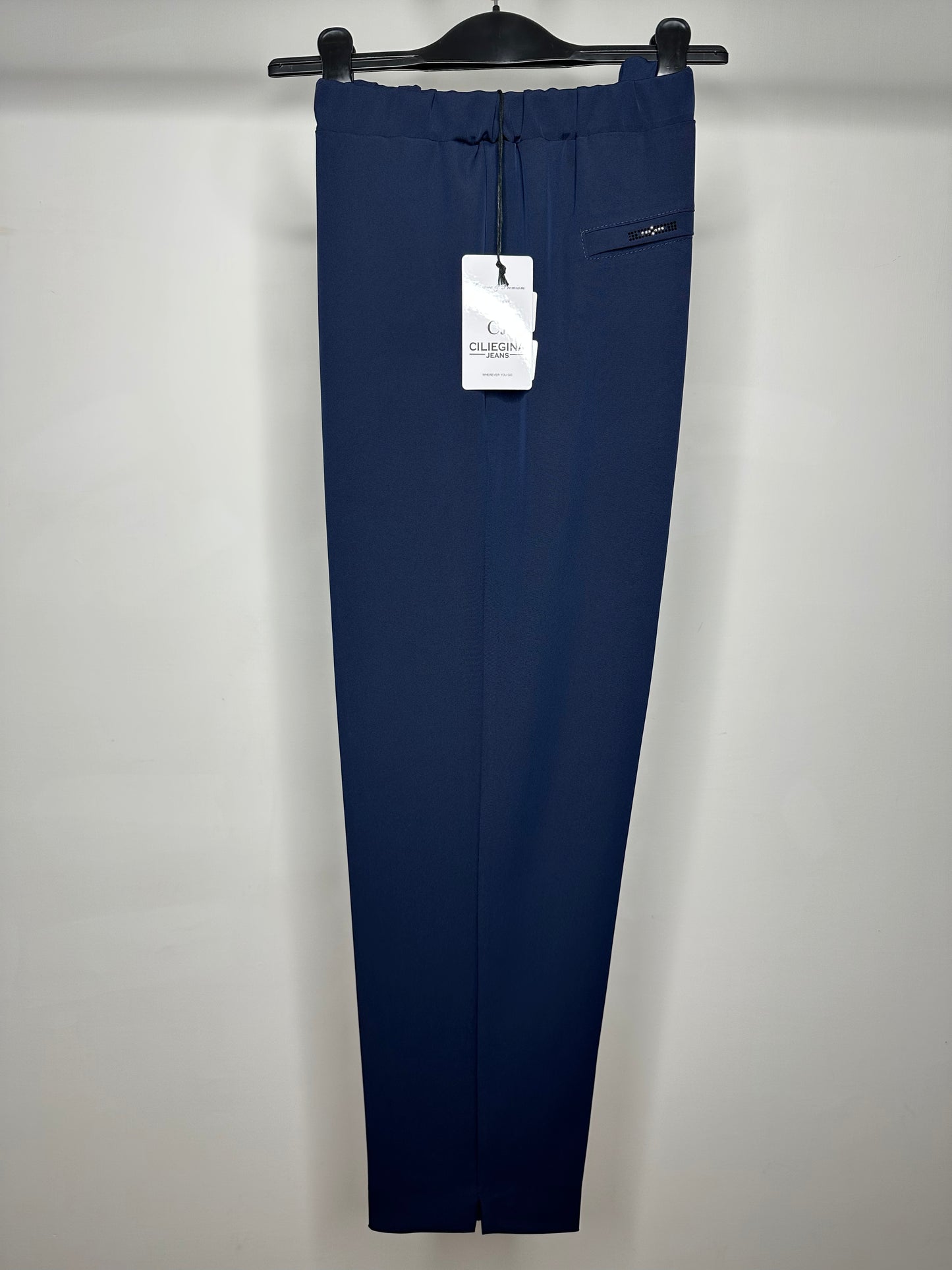 Pantaloni di Catì, Ciliegina - Nero/Blu