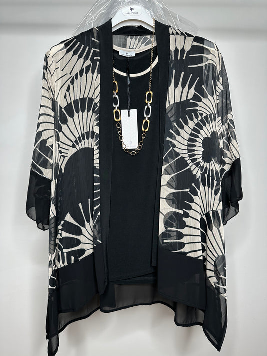 Twinset Calibrato con Collana, Lara Prince - Nero