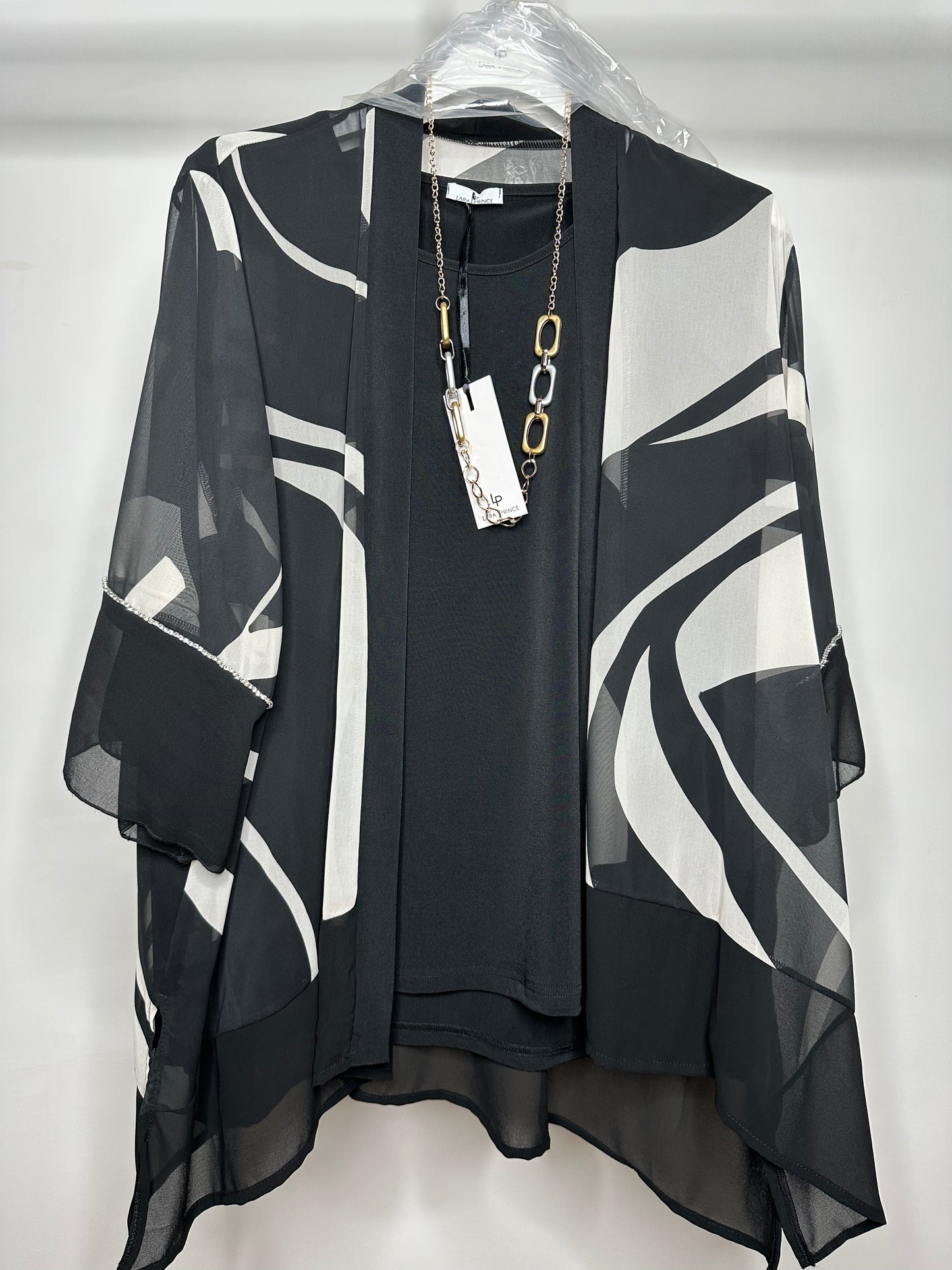 Twinset Calibrato con Collana, Lara Prince - Nero