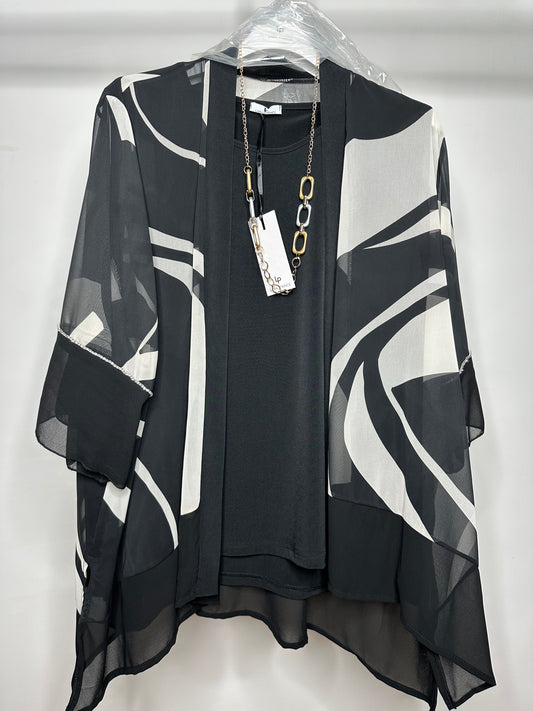 Twinset Calibrato con Collana, Lara Prince - Nero