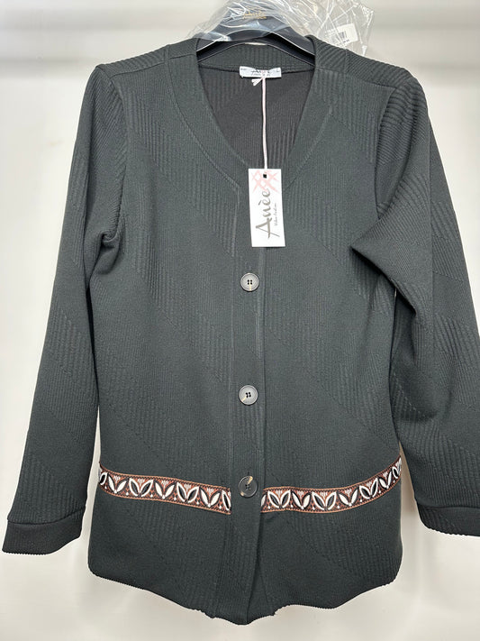 Cardigan con Bottoni, Anèe - Nero