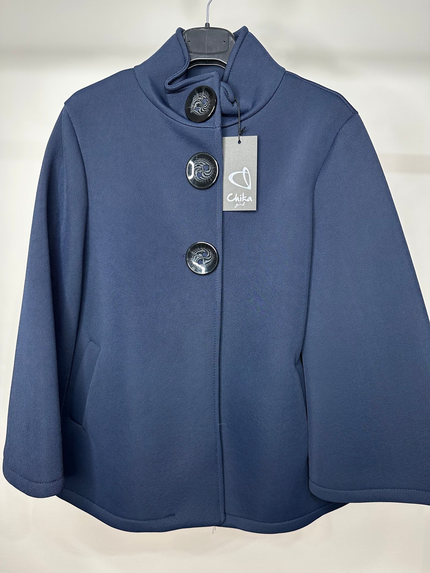 Giacca con Bottoni, Chika - Nero/Blu/Panna