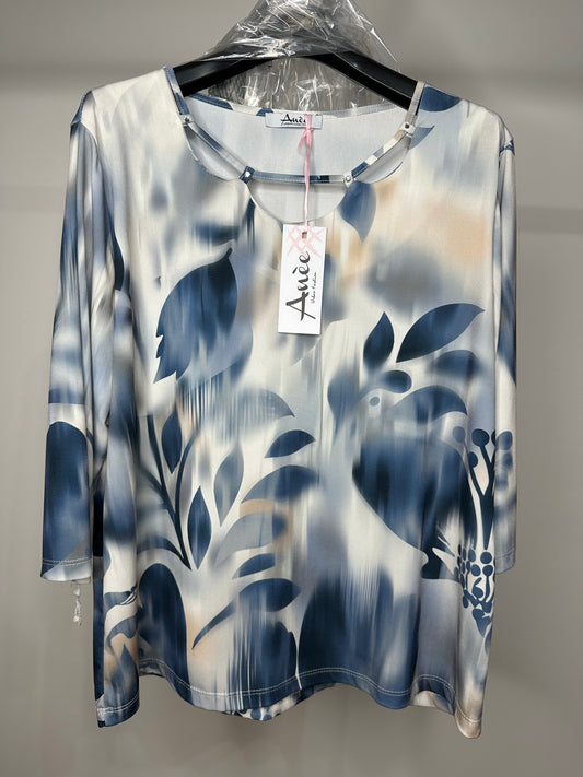 Maglia Fantasia, Anèe - Blu