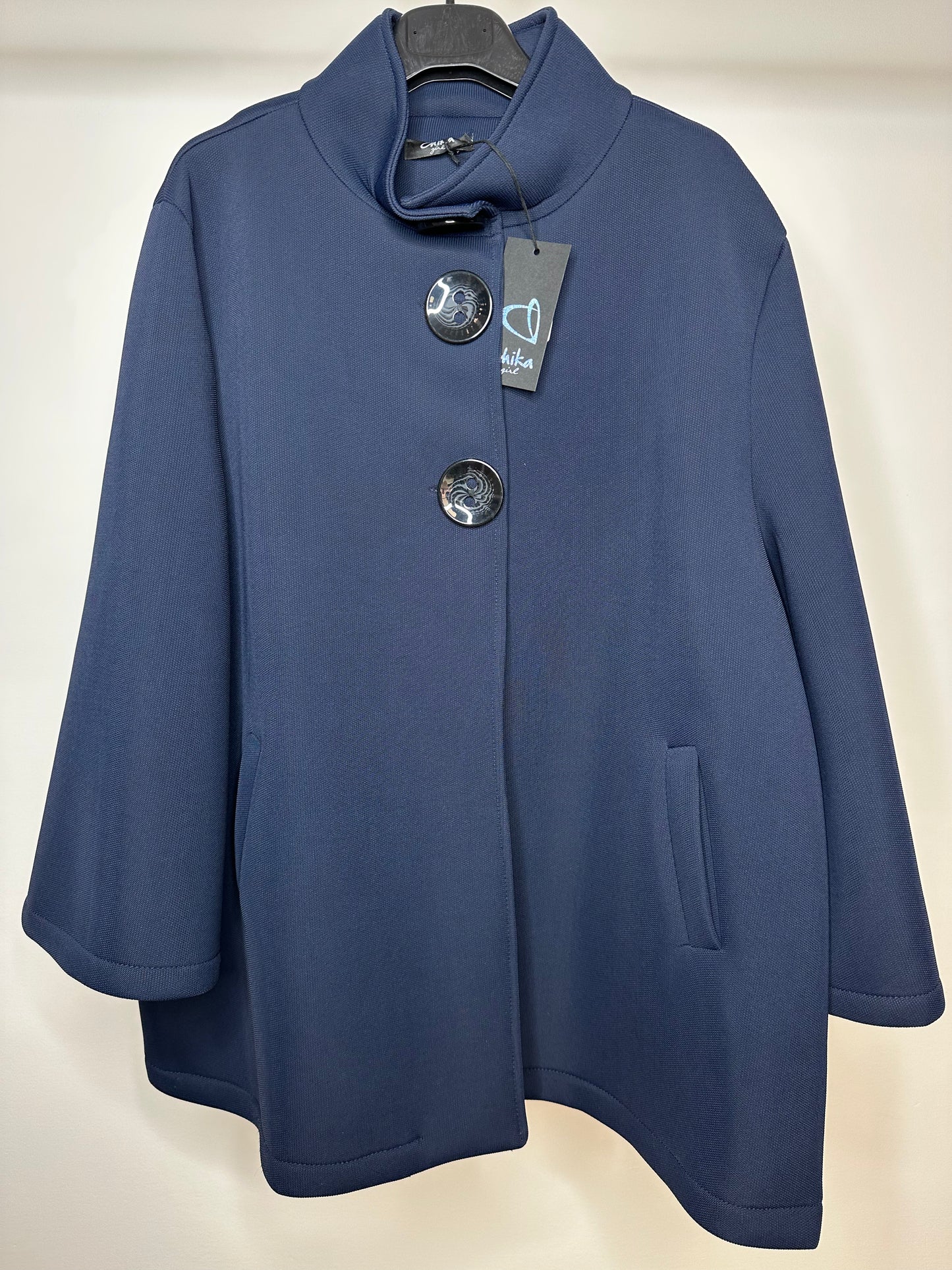 Giacca Over, Chika - Nero/Panna/Blu