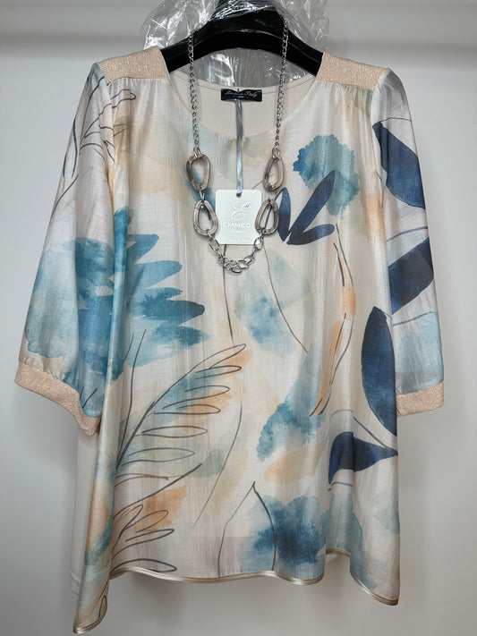 Casacca in Georgette con Collana, Emmegi - Oro