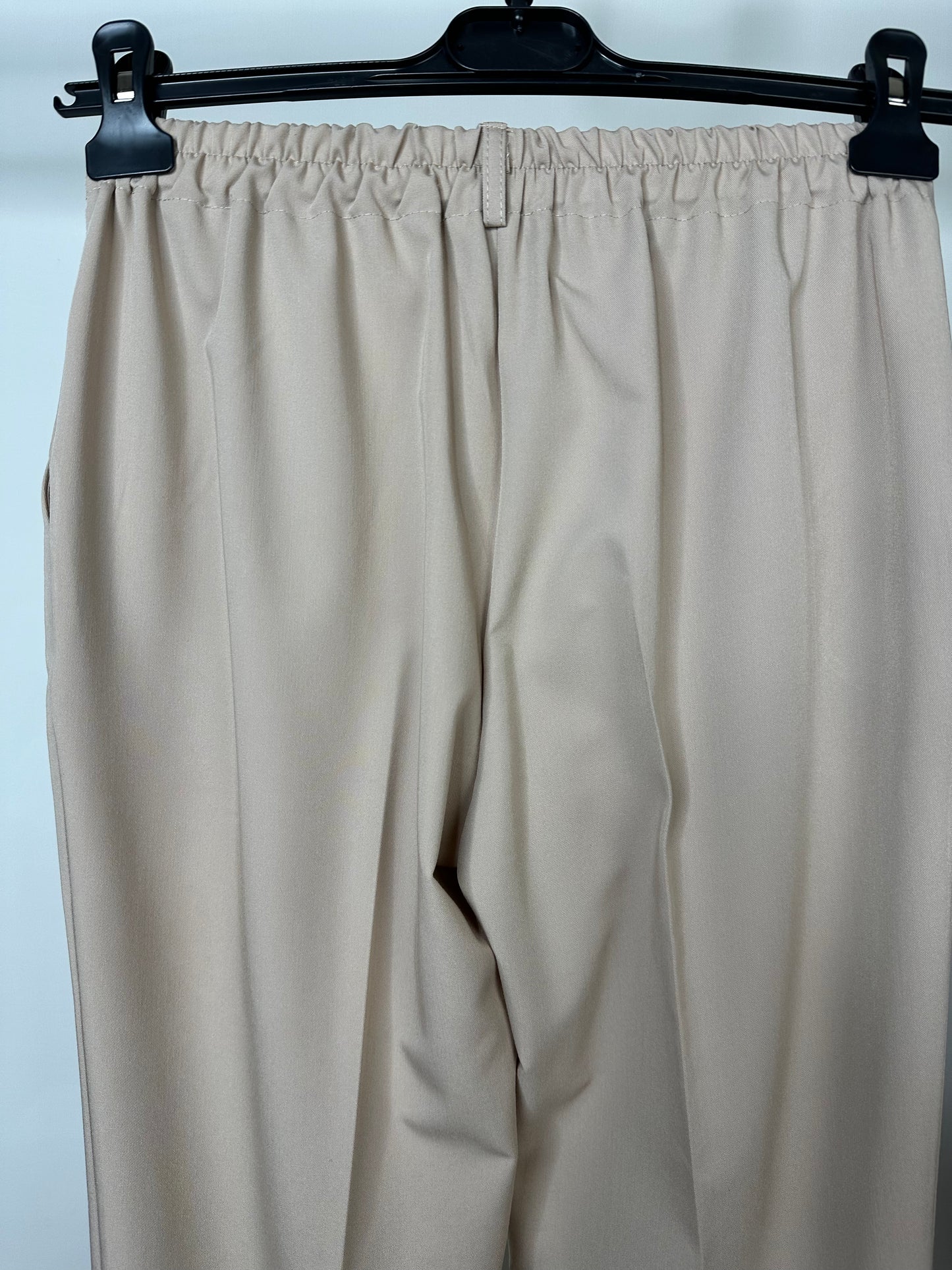 Pantaloni con Elastico Dietro, Tasca America, Chika - Beige/Nero/Grigio