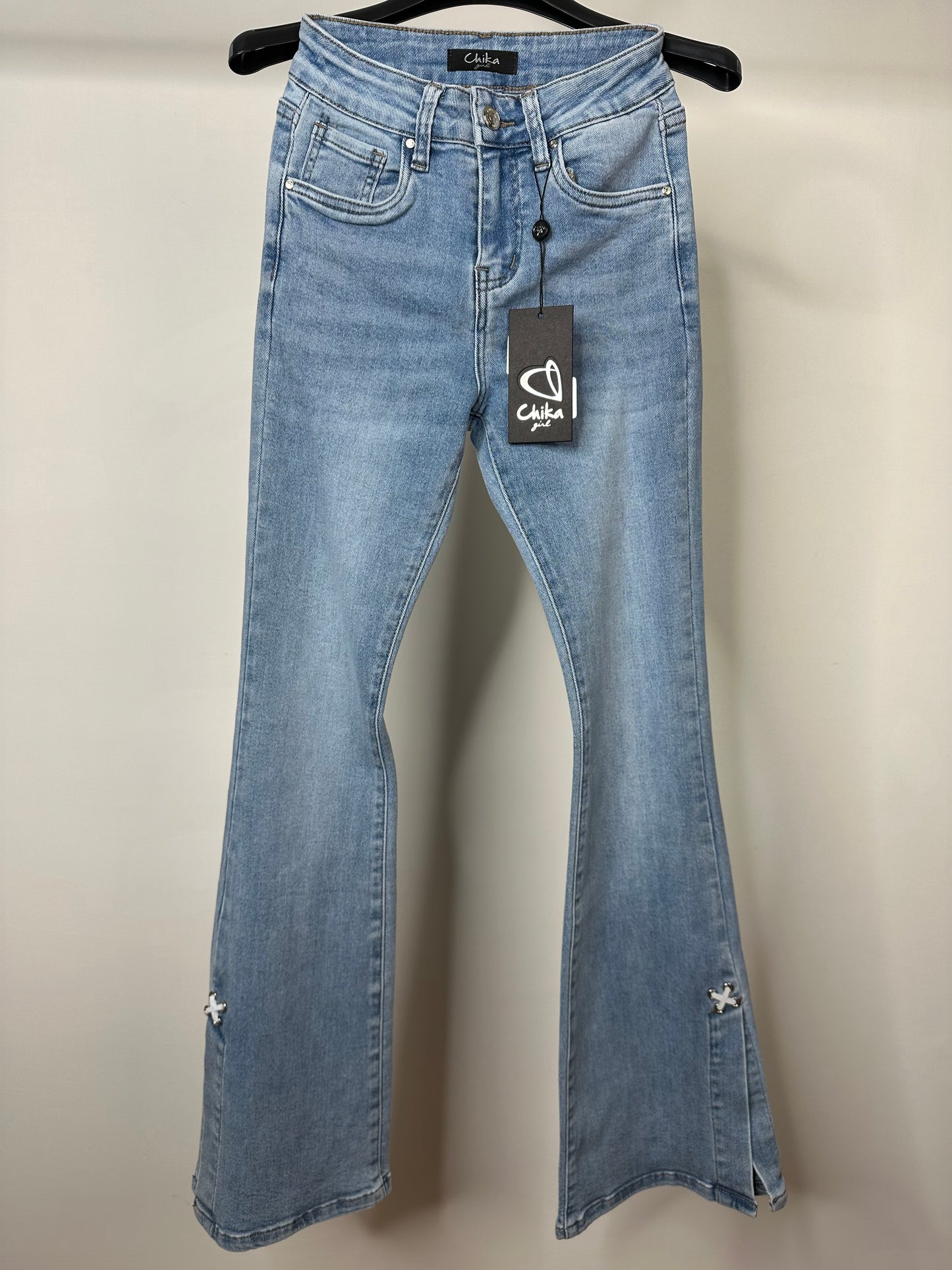 Jeans Elasticizzati a Zampa, Chika - Jeans