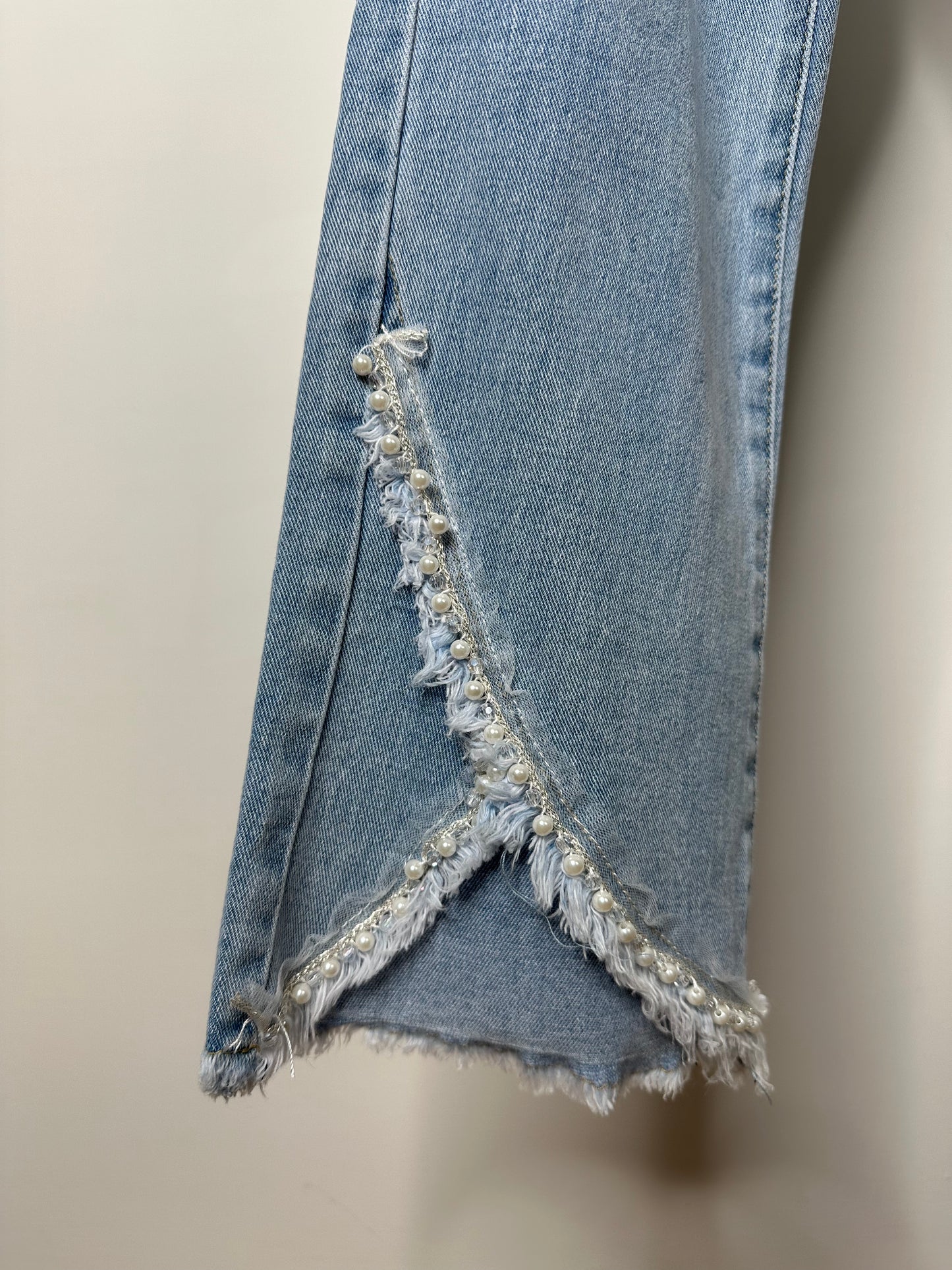 Jeans con Perline alla Caviglia, Chika - Jeans