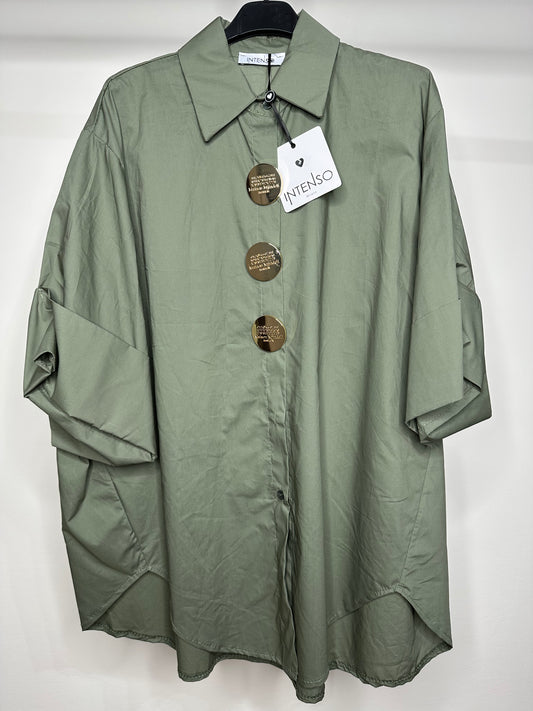 Camicia Tre Bottoni - Verde/Azzurro/Sabbia