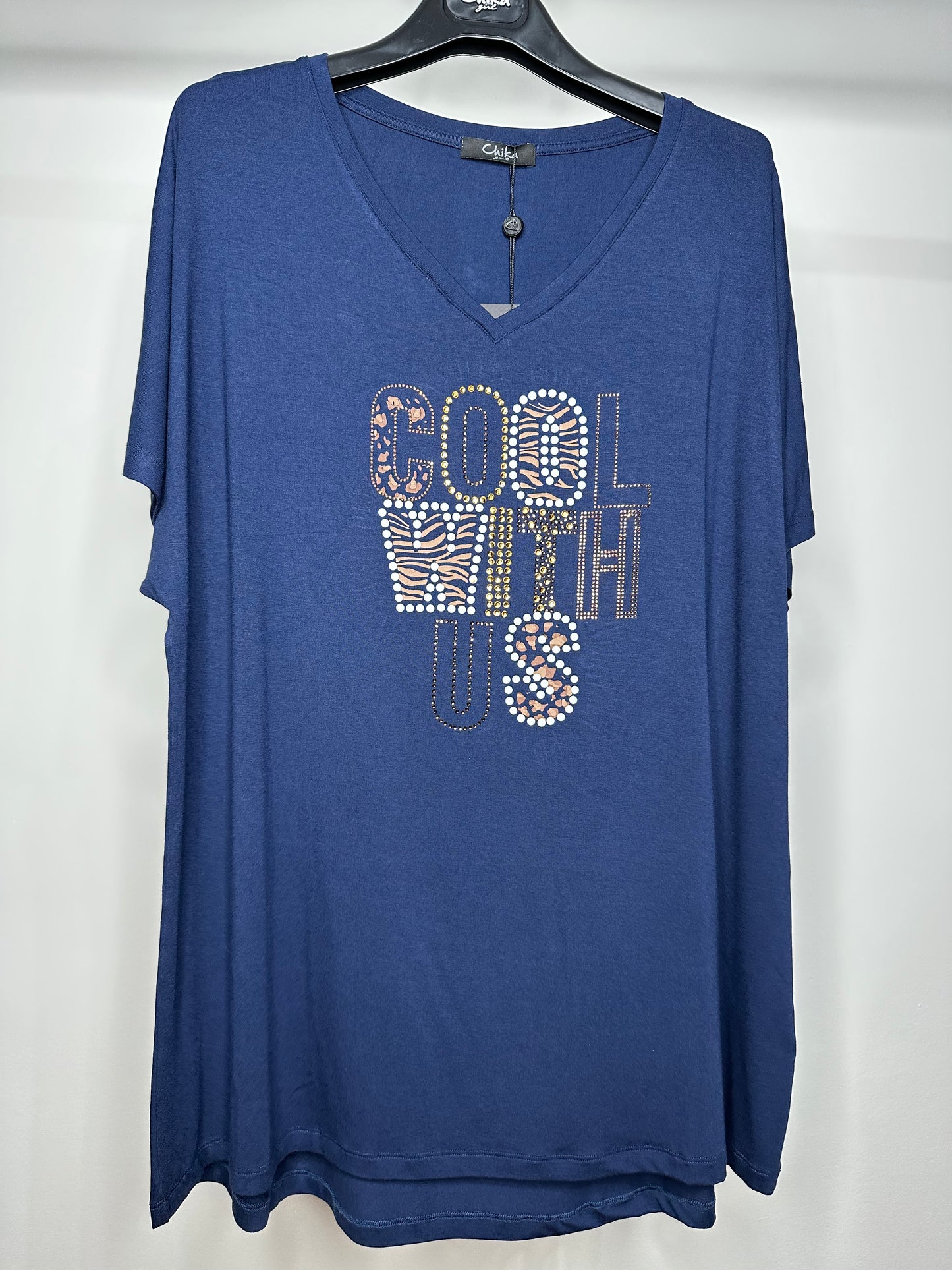 Maglia Over - Blu/Rosso/Blu Navy/Beige