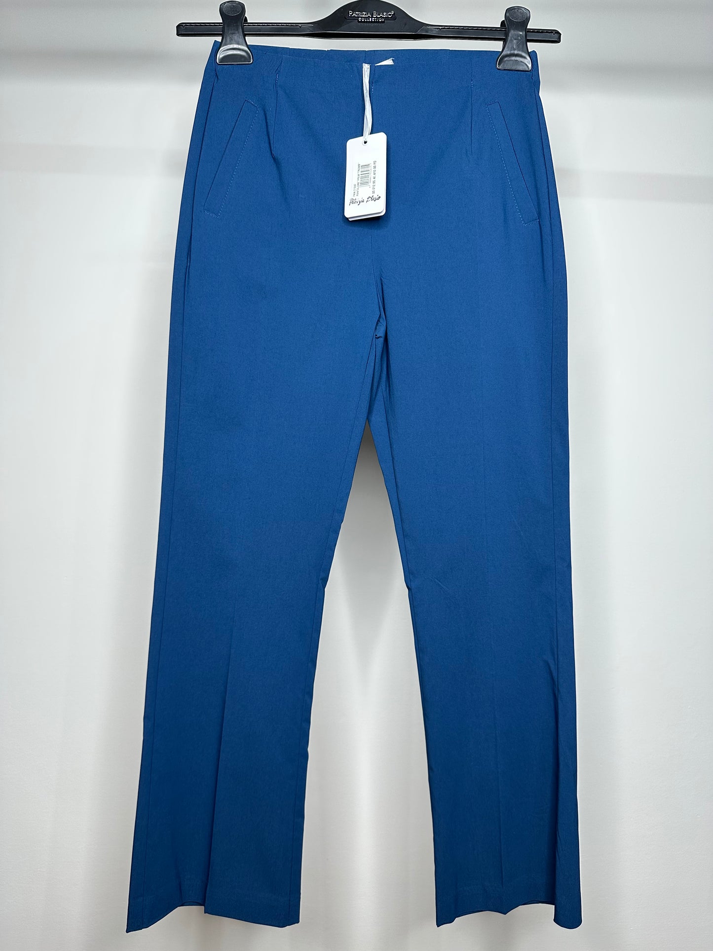 Pantaloni a Trombetta di Cotone - Nero/Blu