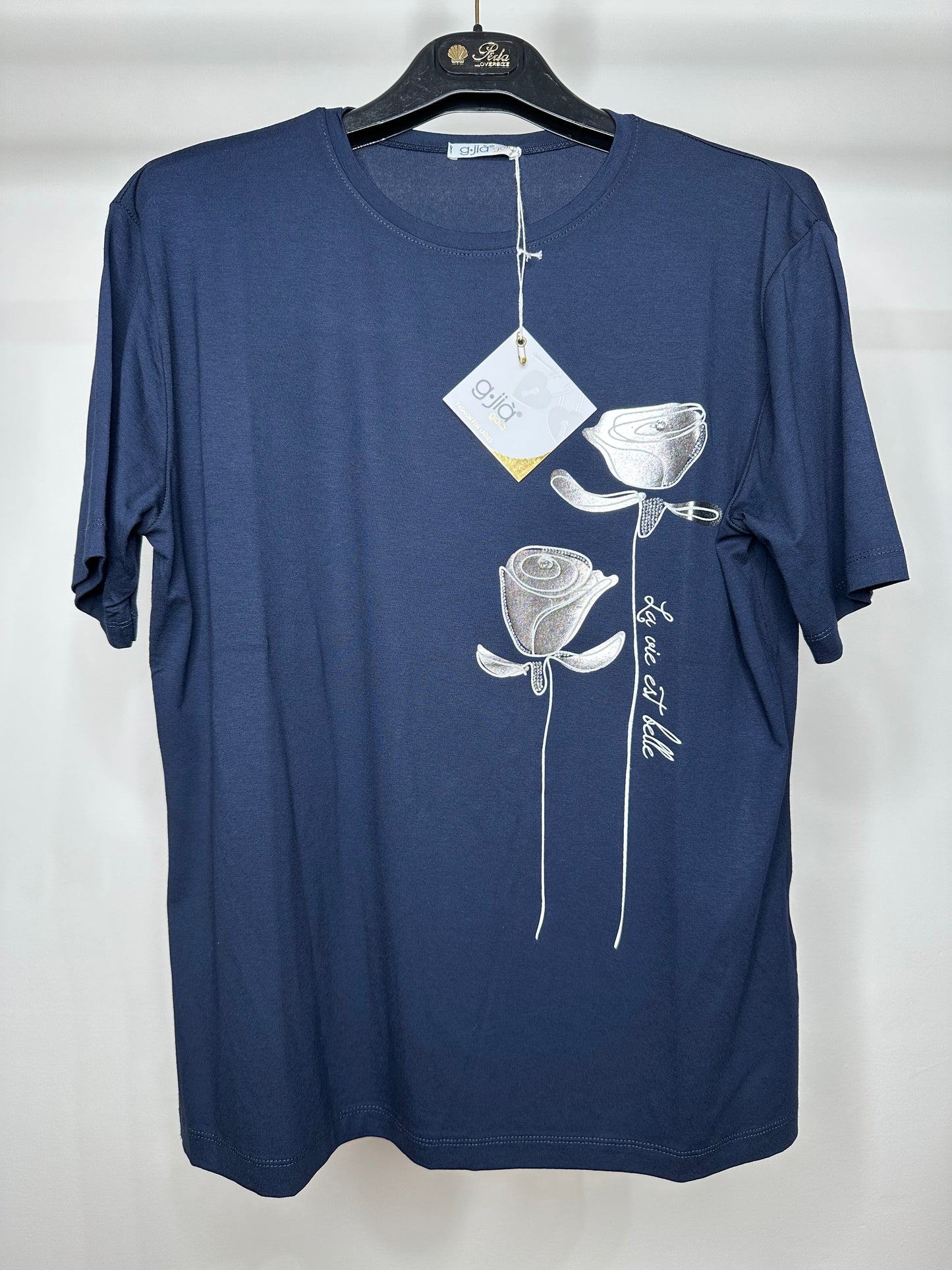 Maglia con Fiori - Verde/Blu/Marrone/Nero