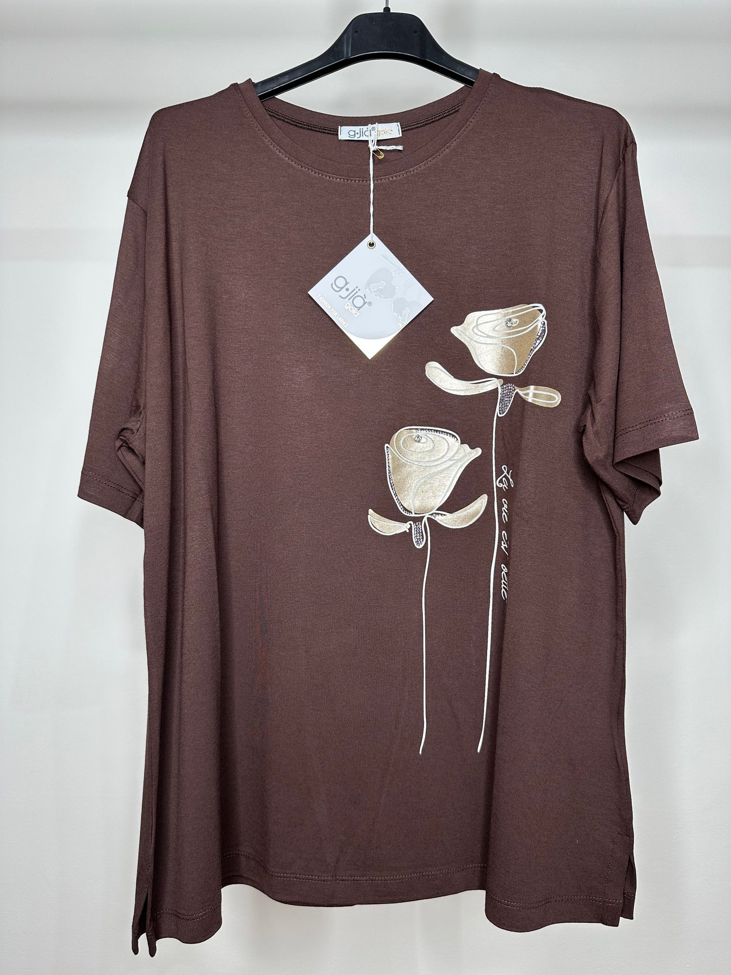 Maglia con Fiori - Verde/Blu/Marrone/Nero