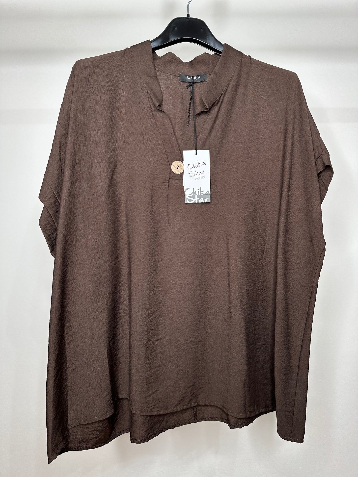 Casacca con Bottone - Marrone/Blu/Beige