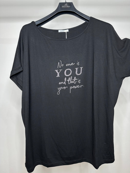 Maglia Over - Nero/Blu
