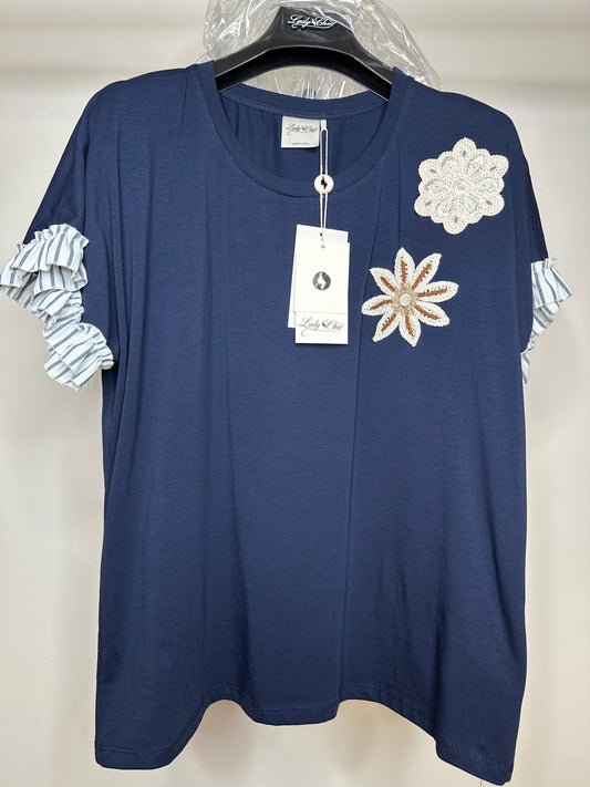 Maglia con Fiori - Lady Chic