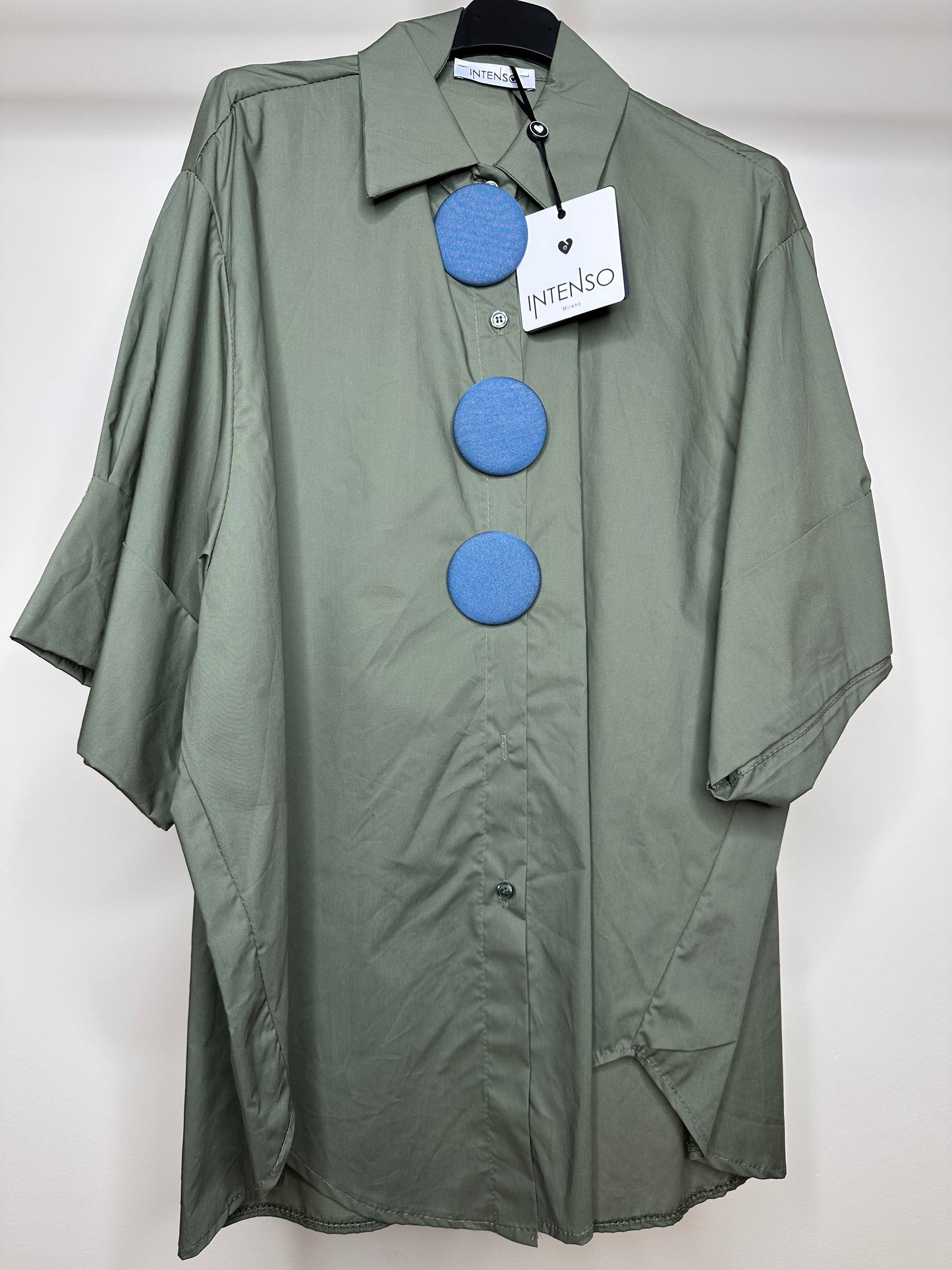 Camicia Over Tre Bottoni - 4 Colori