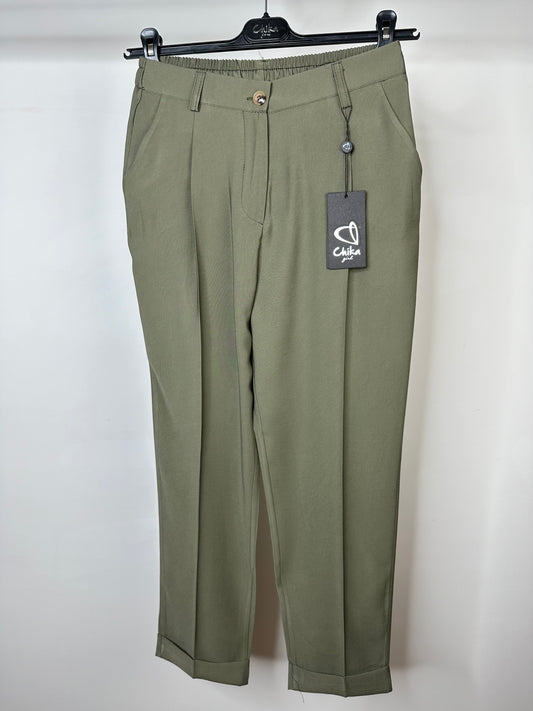 Pantaloni Tasca America, con Elastico dietro, Chika - 5 Colori