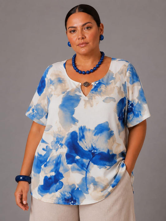 Maglia Over Fantasia - Blu