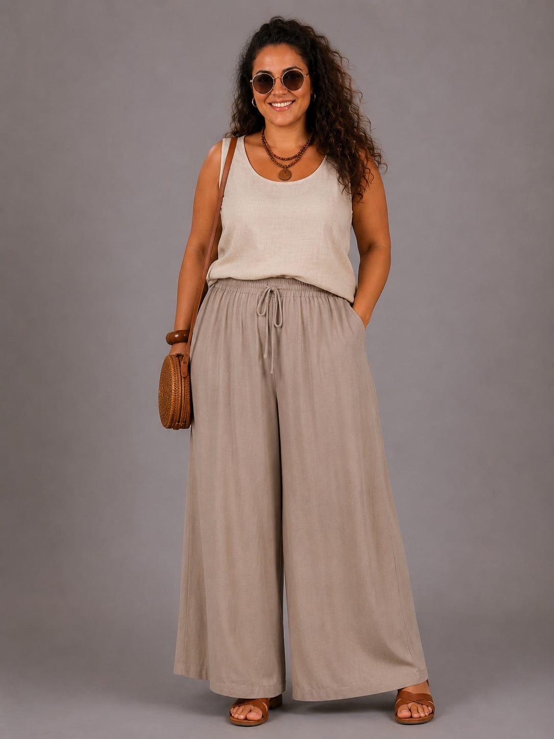 Pantalaccio - Marrone/Beige/Verde